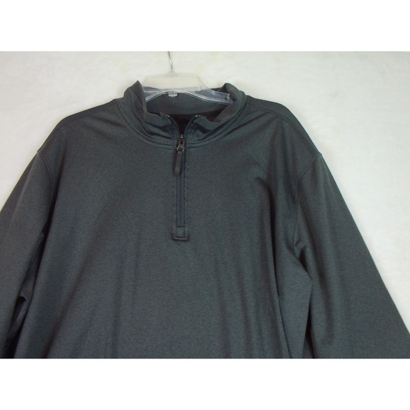 32 Degrees Heat Men's Dark Gray 1/4 Quarter Zip Size XXL Pullover Long Sleeves - Picture 1 of 8